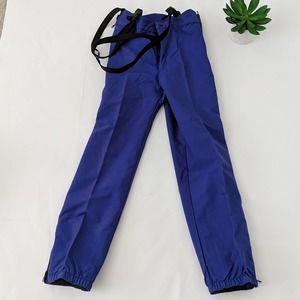 Patagonia Kids 10 Snow Pants Bibs SHELL Side Zippers